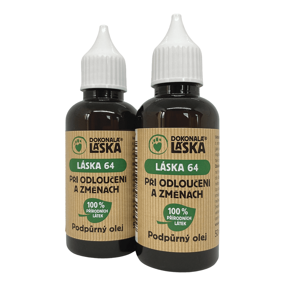 Dokonalá Láska LÁSKA 64 Při odloučení a změnách - podpůrný olej 100 ml