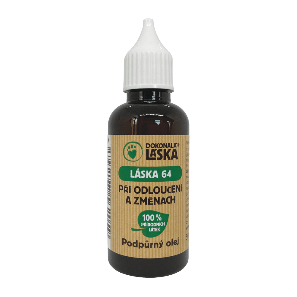 Dokonalá Láska LÁSKA 64 Při odloučení a změnách - podpůrný olej 50 ml