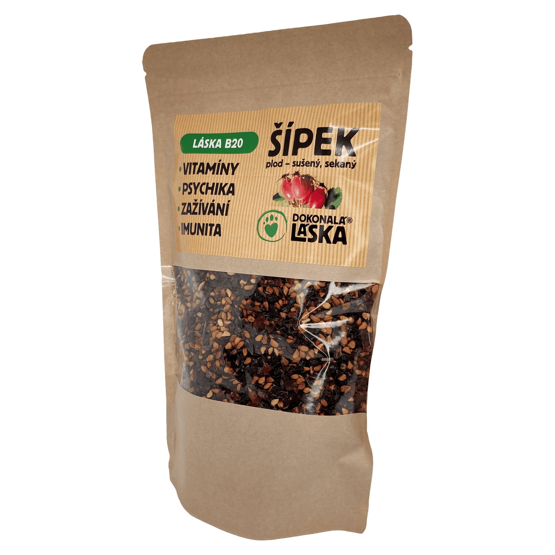 Dokonalá Láska LÁSKA B20 Šípek - plod sušený sekaný 500 g