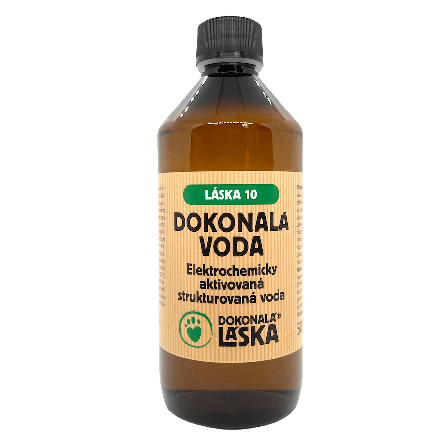 Dokonalá Láska LÁSKA 10 Dokonalá voda - Elektrochemicky aktivovaná strukturovaná voda 500 ml
