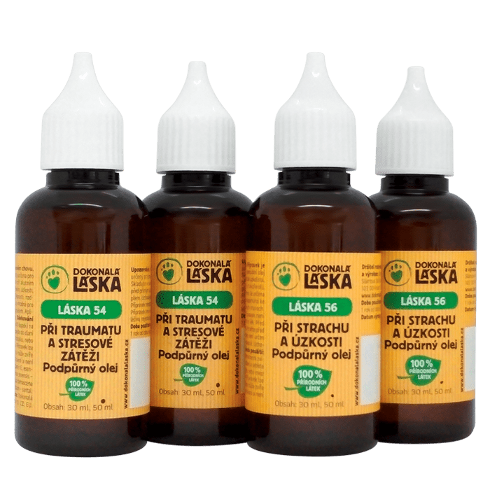 Dokonalá Láska Zvýhodněný set LÁSKA 54 + LÁSKA 56 - STRACH A STRES 100 ml