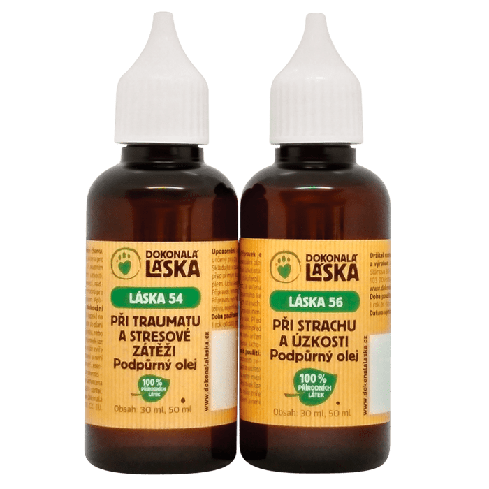 Dokonalá Láska Zvýhodněný set LÁSKA 54 + LÁSKA 56 - STRACH A STRES 50 ml