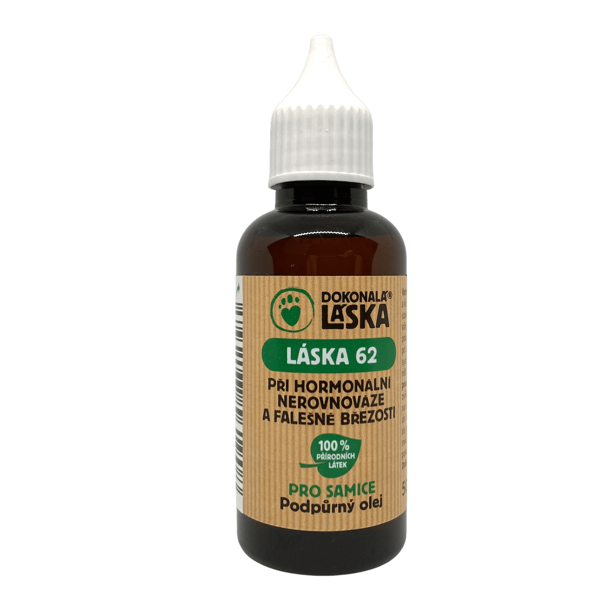 Dokonalá Láska LÁSKA 62 Při hormonální nerovnováze a falešné březosti pro samice 50 ml