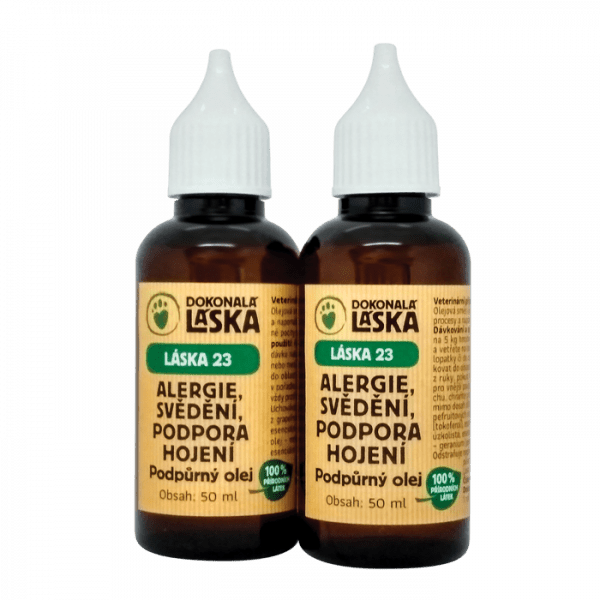 Dokonalá Láska LÁSKA 23 - Alergie, hojení, svědění - podpůrný olej 100 ml