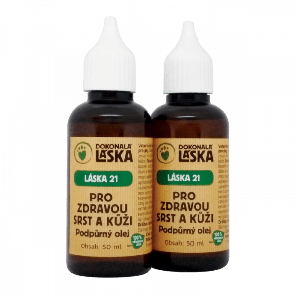 Dokonalá Láska LÁSKA 21 - Pro zdravou kůži a srst - podpůrný olej 100 ml