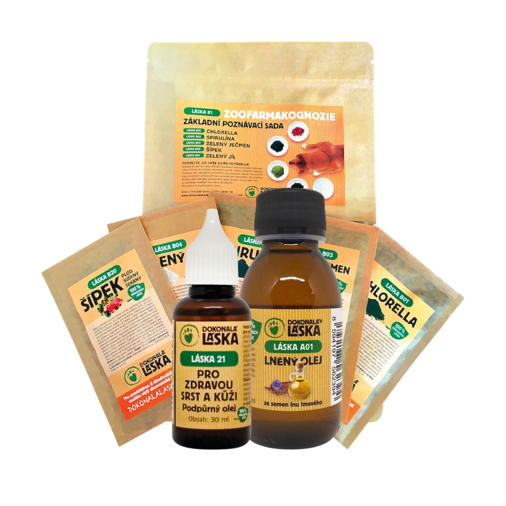 Dokonalá Láska Kvalita srsti | Nadměrné línání | Alopecie - zvýhodněný set S