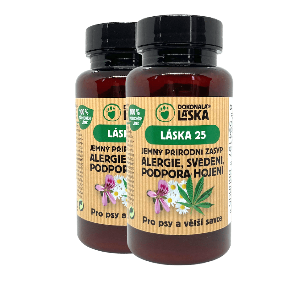 Dokonalá Láska LÁSKA 25 JEMNÝ PŘÍRODNÍ ZÁSYP ALERGIE, SVĚDĚNÍ, PODPORA HOJENÍ 180 g