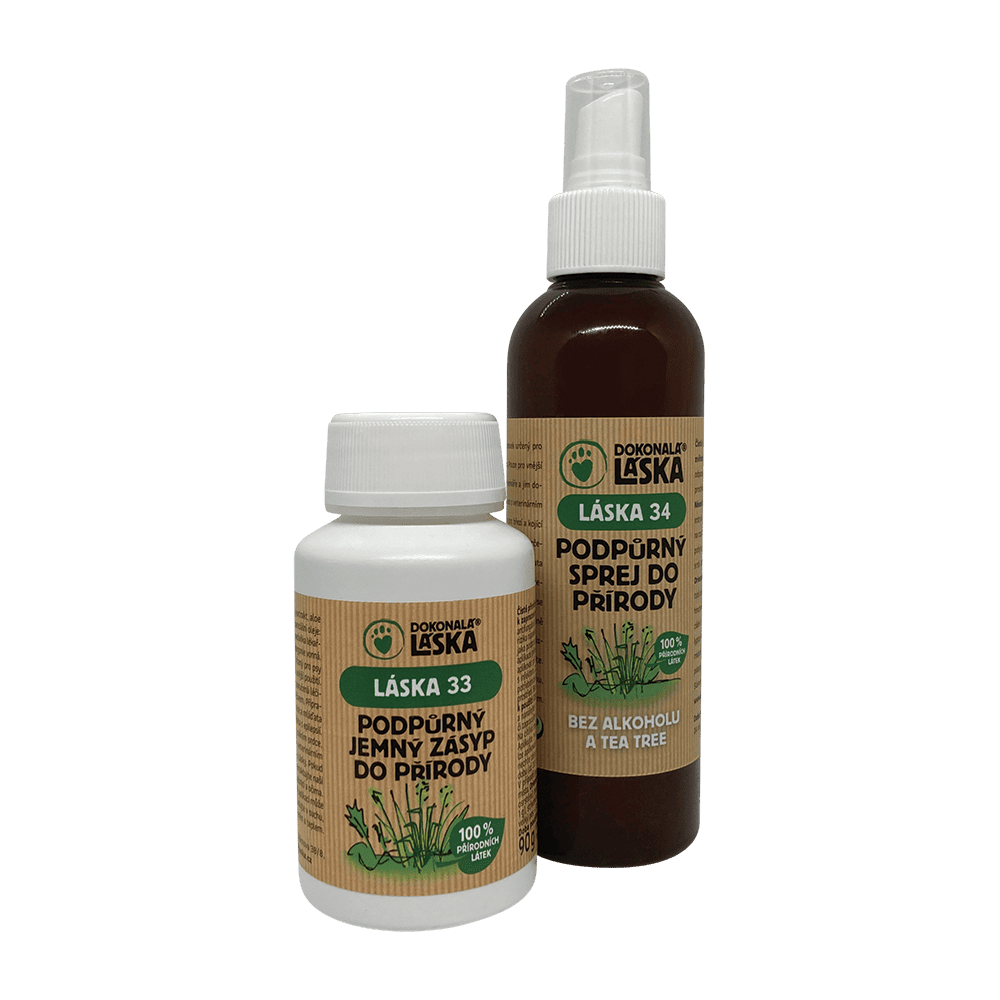 Dokonalá Láska Posílený účinek pro pobyt v přírodě / Zvýhodněný set Láska 33 + Láska 34 200 ml