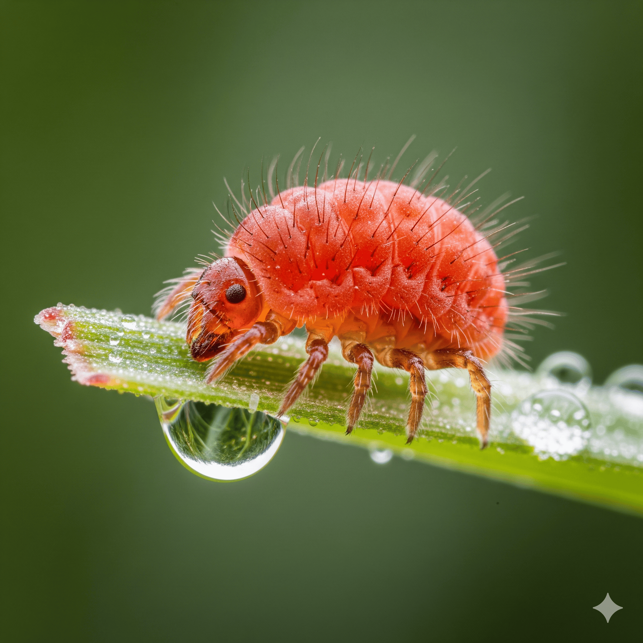 larva sametky